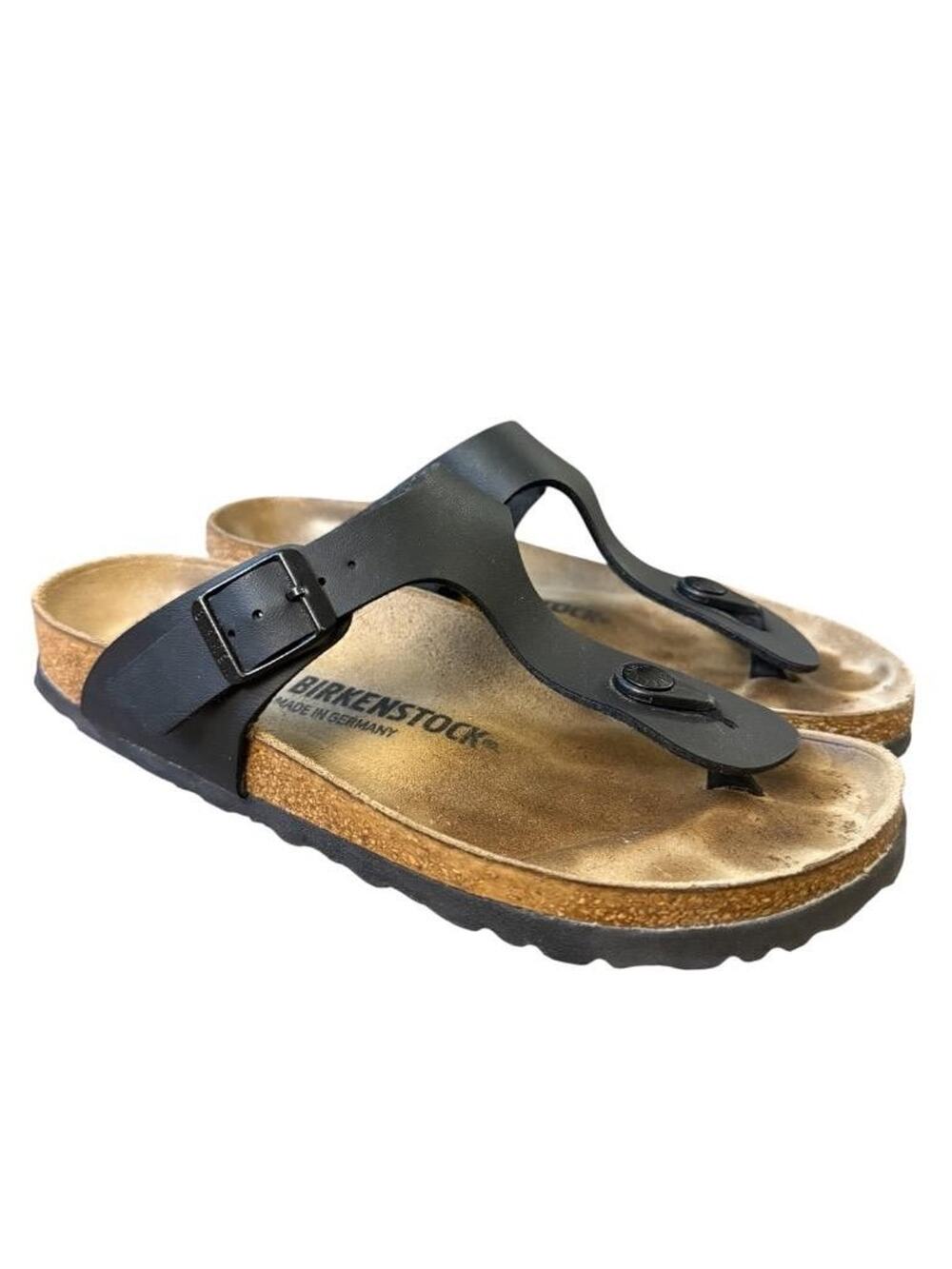 Birkenstock Gizeh Slide Sandal Black Women size 37 US 6